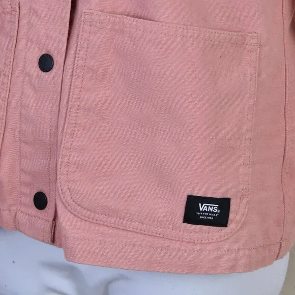 Vans Drill Chore Coat Jacket Rose Dawn Pink - XS - Picture 3 of 10